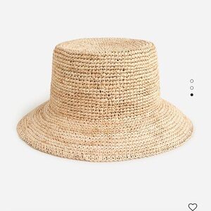 J. Crew Raffia Bucket Hat